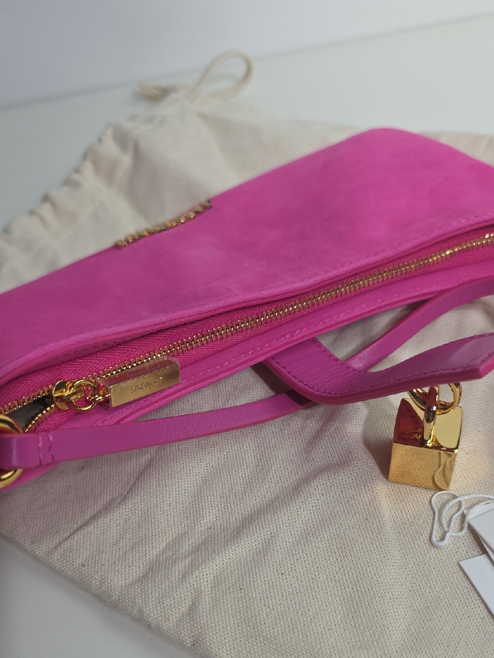 JACQUEMUSLE BISOU CADENAS BAG | DARK PINK - Picture 4 of 7